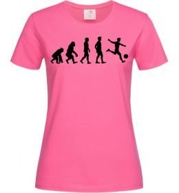 Жіноча футболка Еволюція футбол