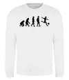 Свитшот Еволюція футбол Белый фото