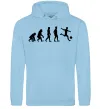 Женская толстовка (худи) Еволюція футбол Голубой фото