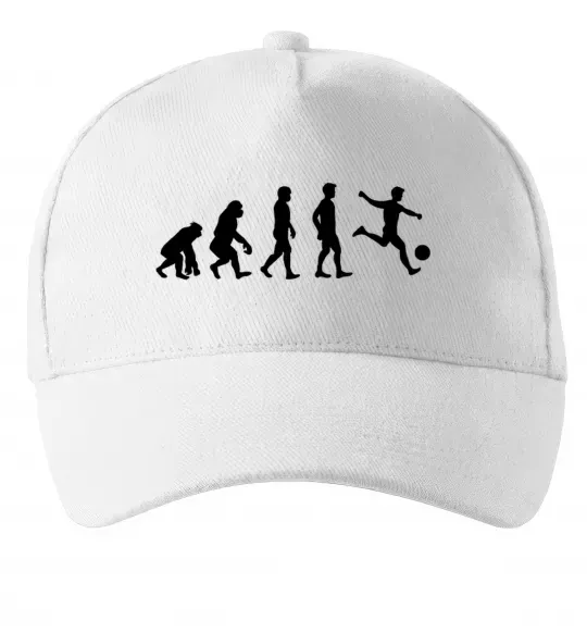 Кепка Еволюція футбол Білий фото