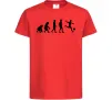 Детская футболка Еволюція футбол Красный фото