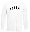 Лонгслив Еволюція футбол Белый фото