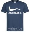 Мужская футболка Just break it Темно-синий фото