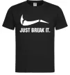 Чоловіча футболка Just break it Чорний фото