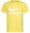 Чоловіча футболка Just break it Лимонний фото