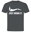 Чоловіча футболка Just break it Графіт фото