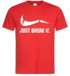 Чоловіча футболка Just break it Червоний фото