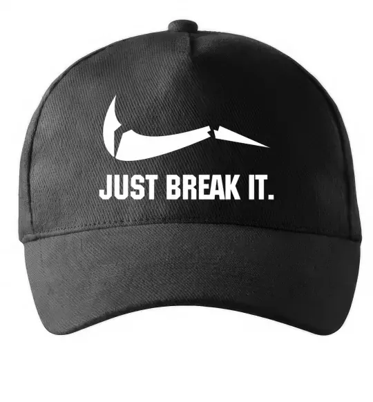Кепка Just break it Чорний фото
