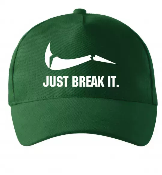 Кепка Just break it Темно-зелений фото