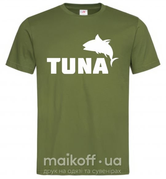 Мужская футболка Tuna Оливковый фото