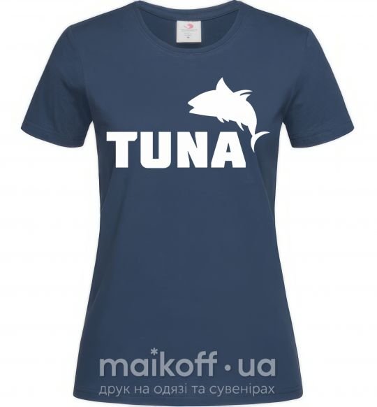 Жіноча футболка Tuna Темно-синій фото