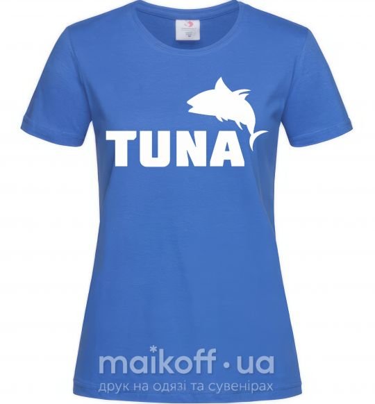 Жіноча футболка Tuna Яскраво-синій фото
