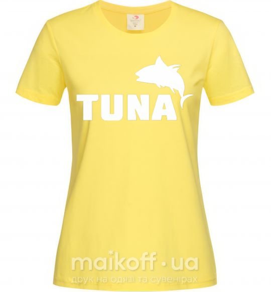 Женская футболка Tuna Лимонный фото