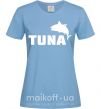 Жіноча футболка Tuna Блакитний фото