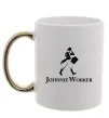 Чашка с цветной ручкой Johnnie Worker Золото фото