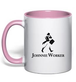 Чашка с цветной ручкой Johnnie Worker