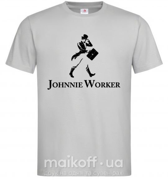 Чоловіча футболка Johnnie Worker Сірий фото