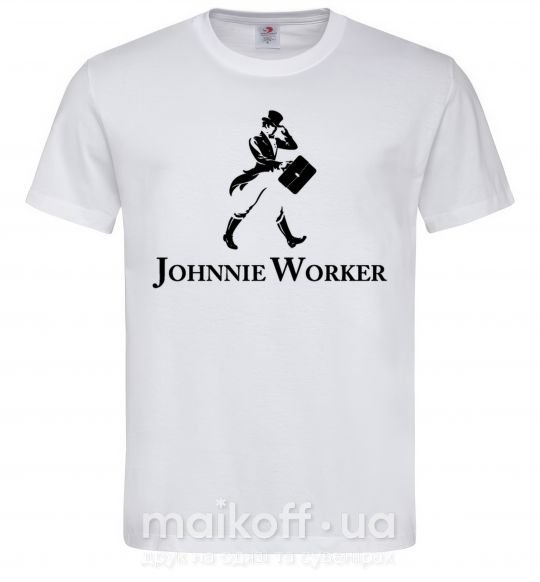 Чоловіча футболка Johnnie Worker Білий фото