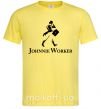 Чоловіча футболка Johnnie Worker Лимонний фото