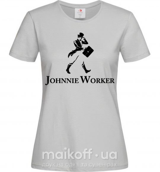 Жіноча футболка Johnnie Worker Сірий фото