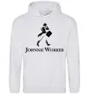 Мужская толстовка (худи) Johnnie Worker Серый меланж фото