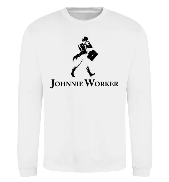 Світшот Johnnie Worker Білий фото