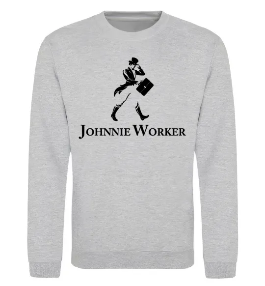 Світшот Johnnie Worker Сірий меланж фото