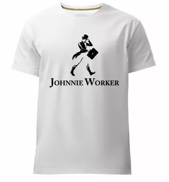Мужская премиум футболка Johnnie Worker Белый фото