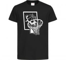 Детская футболка Баскетбольний м'яч та кільце Детская футболка Баскетбольний м'яч та кільце