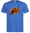 Чоловіча футболка Баскетболіст бризки Яскраво-синій фото