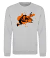 Свитшот Баскетболіст бризки Серый меланж фото