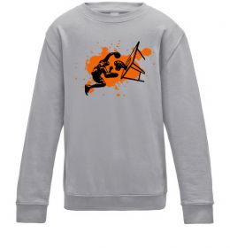 Дитячий світшот Баскетболіст бризки