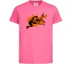 Детская футболка Баскетболіст бризки Ярко-розовый фото
