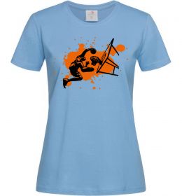 Жіноча футболка Баскетболіст бризки Жіноча футболка Баскетболіст бризки