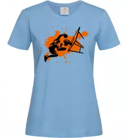 Женская футболка Basketball love Черный фото