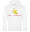 Женская толстовка (худи) Dolce banana Белый фото
