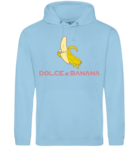 Женская толстовка (худи) Dolce banana Голубой фото