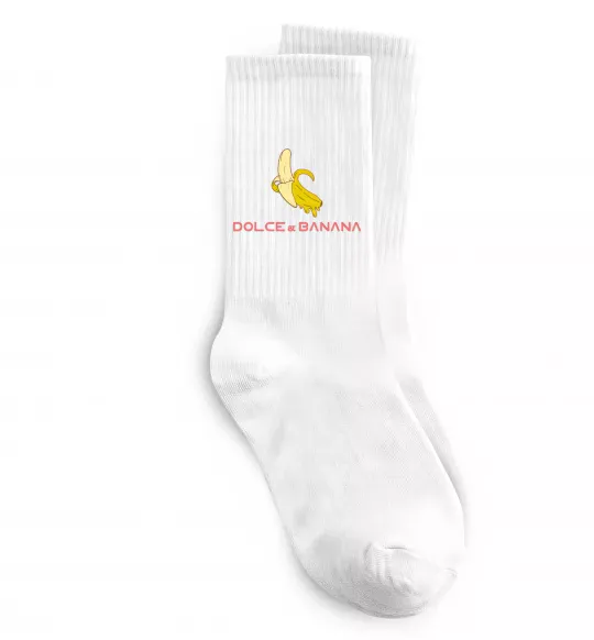 Шкарпетки Dolce banana Білий фото