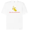 Футболка Оверсайз Dolce banana Белый фото