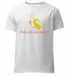 Чоловіча преміум футболка Dolce banana Білий фото