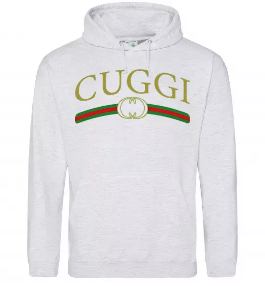 Чоловіча толстовка (худі) Cuggi Сірий меланж фото