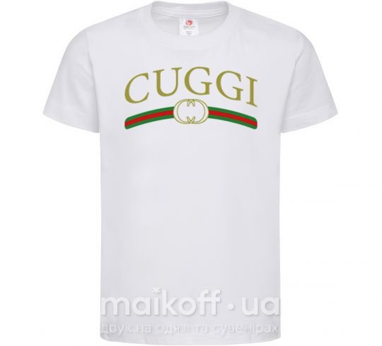 Дитяча футболка Cuggi Білий фото