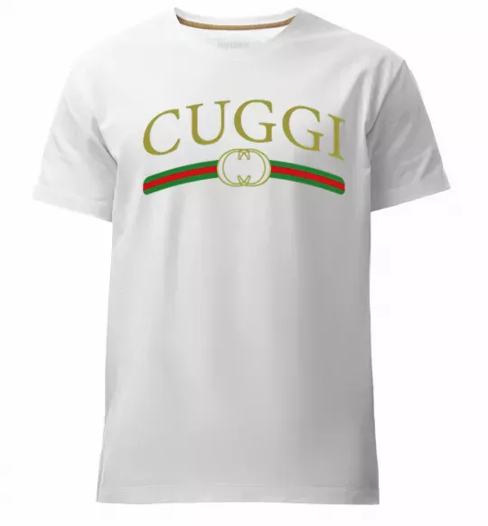 Мужская премиум футболка Cuggi Белый фото