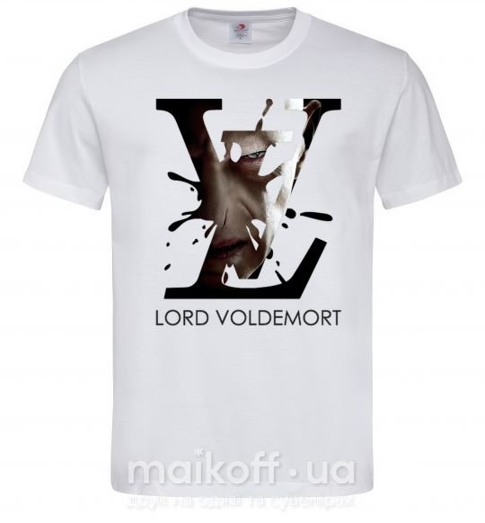 Чоловіча футболка Lord Voldemort Білий фото