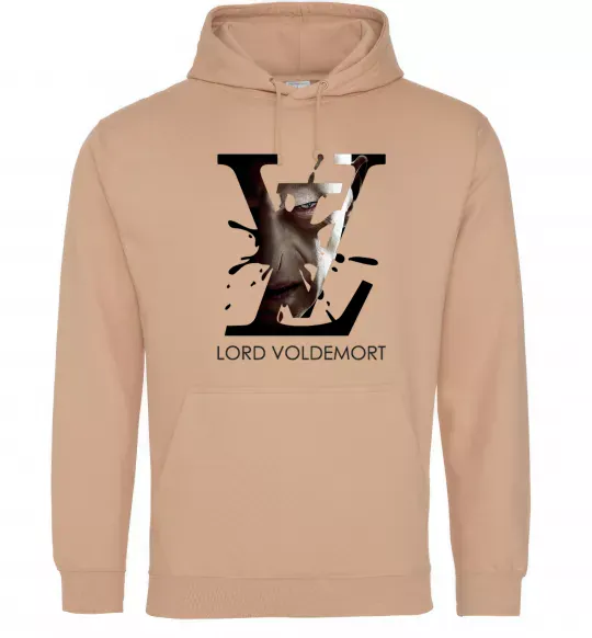 Мужская толстовка (худи) Lord Voldemort Песочный фото