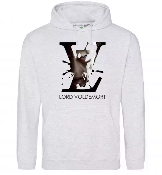 Женская толстовка (худи) Lord Voldemort Серый меланж фото