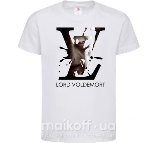 Дитяча футболка Lord Voldemort Білий фото