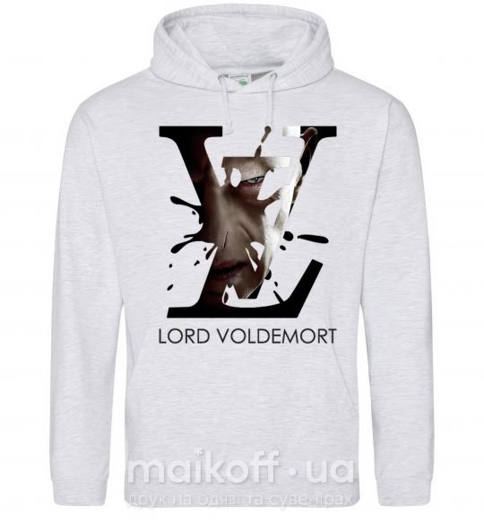 Жіноча толстовка (худі) Lord Voldemort Сірий меланж фото