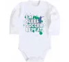 Детский боди Eat sleep soccer repeat Белый фото