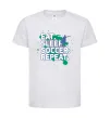 Дитяча футболка Eat sleep soccer repeat Білий фото